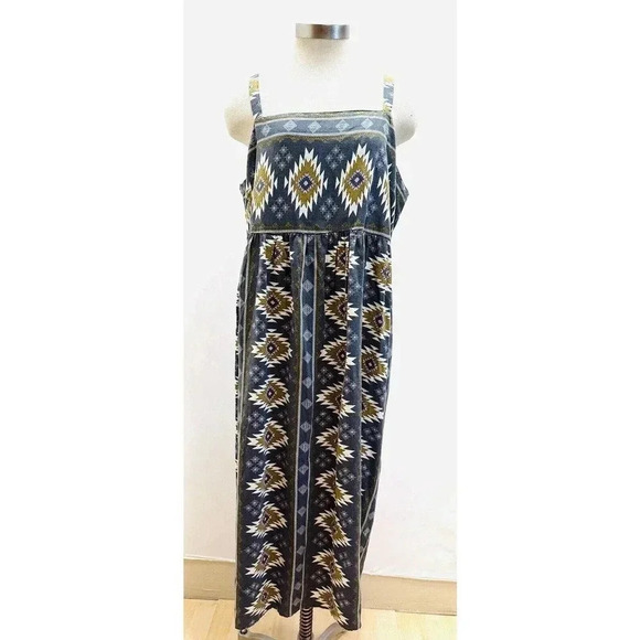Sonoma Dresses & Skirts - NWT SONOMA Women Sleeveless Elastic Waist Green Square Neck Maxi Dress Size XXL
